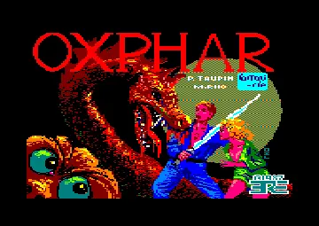 Oxphar (F) (1987) screen shot title